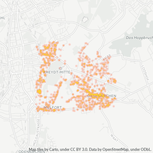 41238 Standortdichte-Heatmap