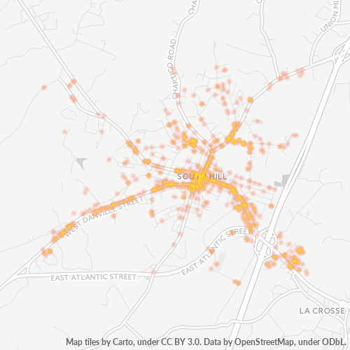 23970 Business Density Heatmap