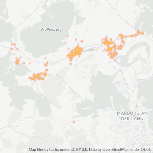 35094 Standortdichte-Heatmap