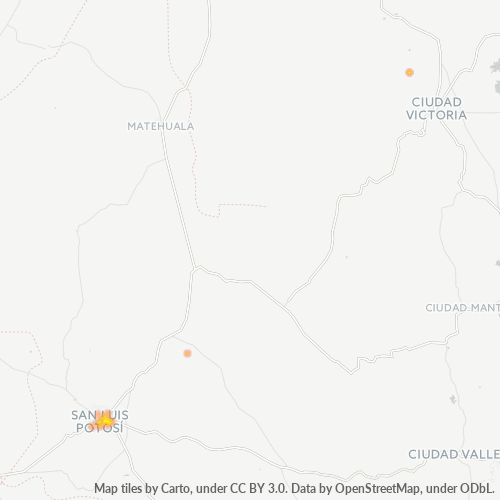78436 Mapa de calor de densidad empresarial