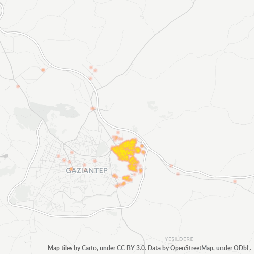 27110 Şirket Yoğunluğu Isı Haritası
