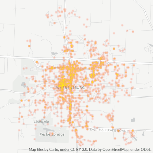 64093 Business Density Heatmap