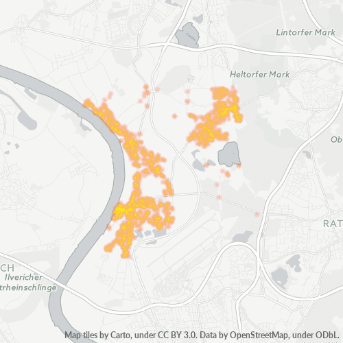 40489 Standortdichte-Heatmap