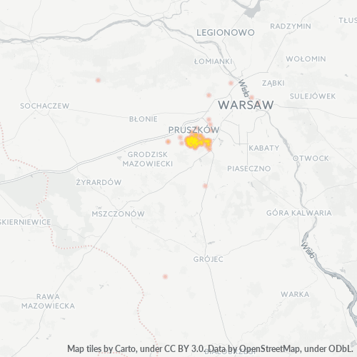05-806 Mapa intensywności działalności gospodarczej