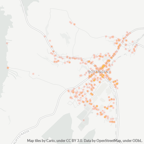Heatmap für plz 79268