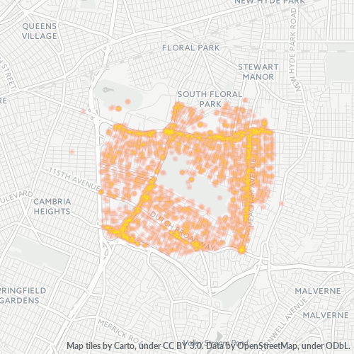 11003 Business Density Heatmap