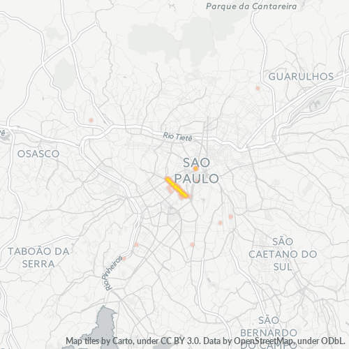 01419-000 Heatmap de Densidade da Empresa