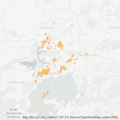 Heatmap voor postcode 5630