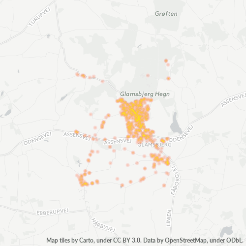 5620 Heatmap over forretningstæthed