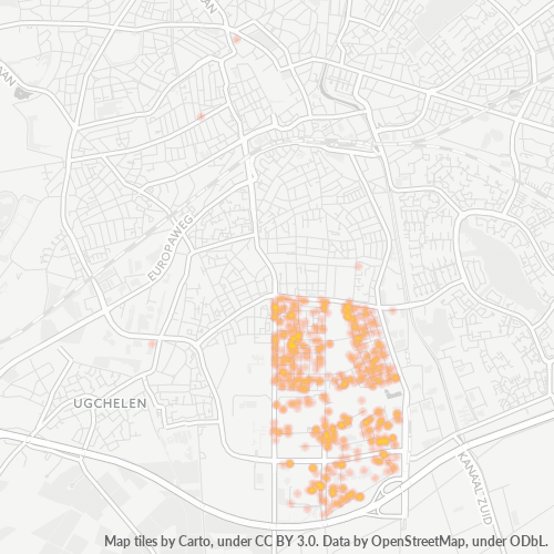 7333 Heatmap Bedrijfsdichtheid