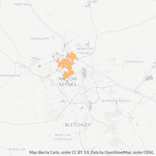 MK14 Business Density Heatmap
