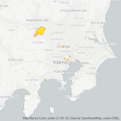 367 事業密度ヒートマップ
