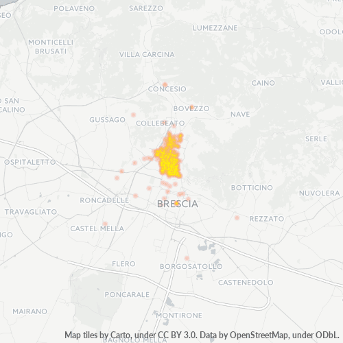 Mappa di calore per cap 25128