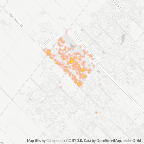 L6Z Business Density Heatmap