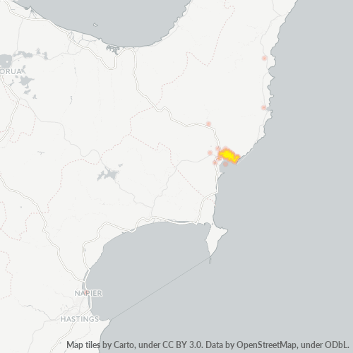 4010 Business Density Heatmap