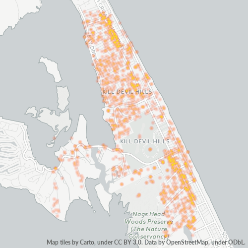 27948 Business Density Heatmap
