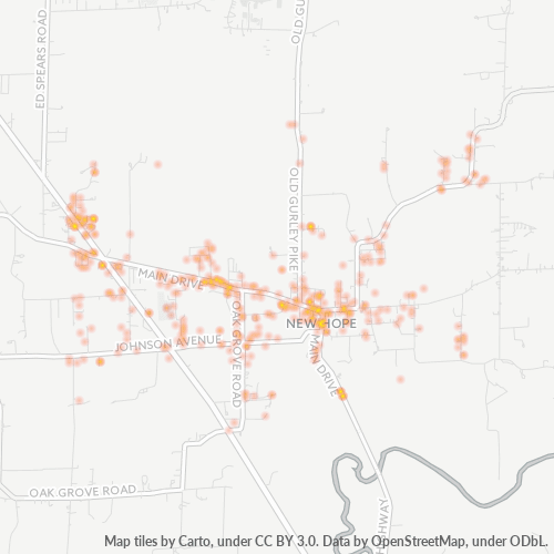 35760 Business Density Heatmap