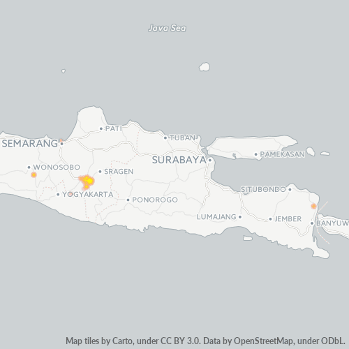 57554 Peta Panas Densitas Bisnis