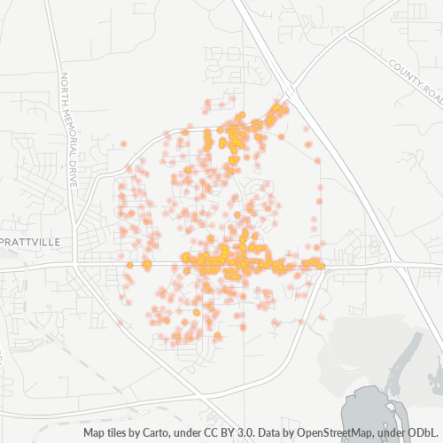 36066 Business Density Heatmap