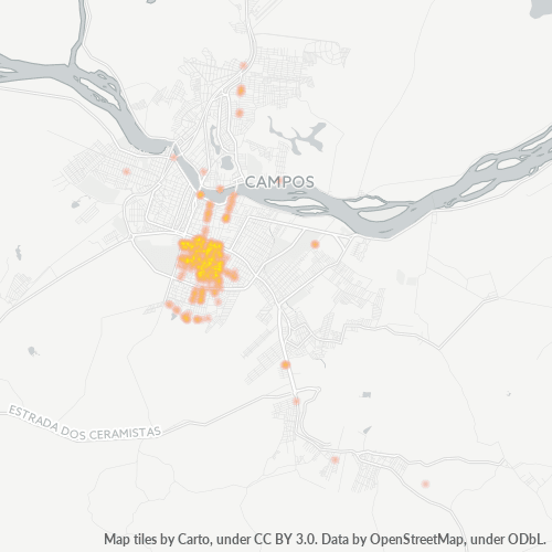 28027-000 Mapa de calor de densidad empresarial
