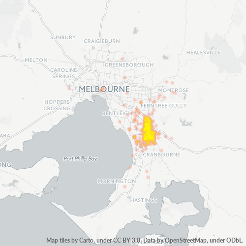 3175 Business Density Heatmap