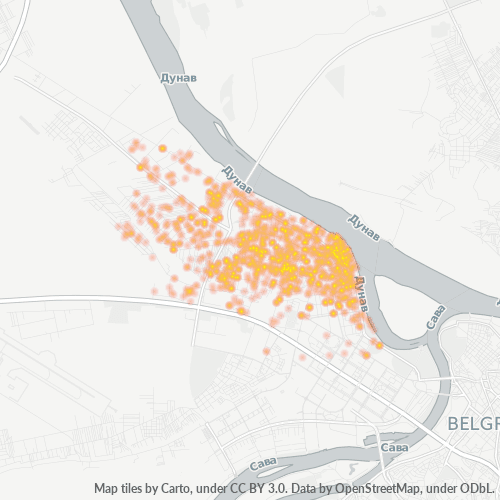 11080 Vrelinska mapa gustoće poslovanja