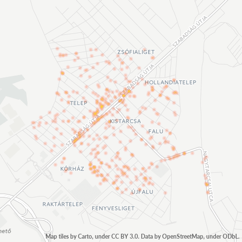2143 Vállalati sűrűségi térkép