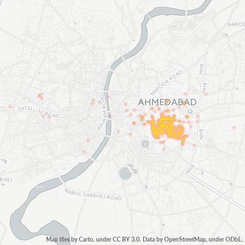 380021 Business Density Heatmap