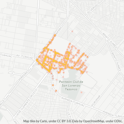 09780 Mapa de calor de densidad empresarial