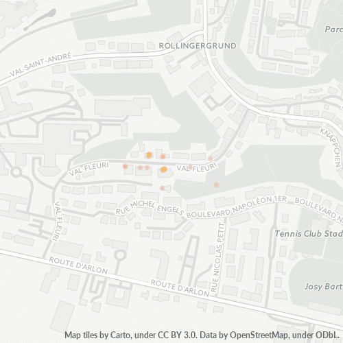 1526 Business Density Heatmap