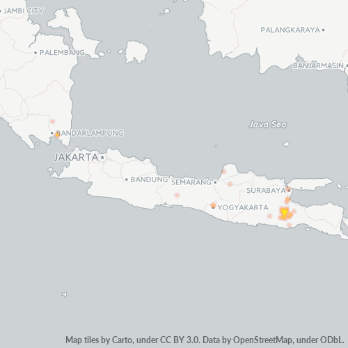 65149 Peta Panas Densitas Bisnis