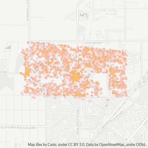 95843 Business Density Heatmap