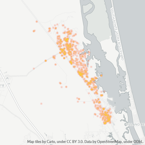 32095 Business Density Heatmap