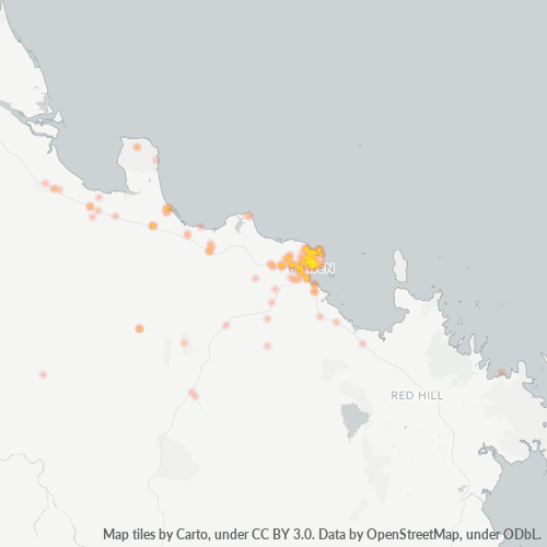 4805 Business Density Heatmap