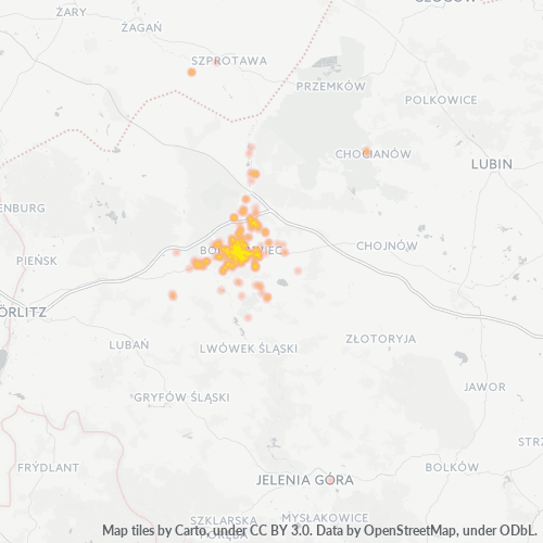 59-700 Mapa intensywności działalności gospodarczej