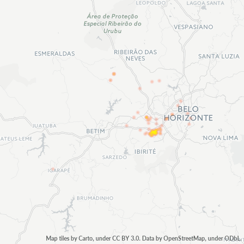 32230-000 Heatmap de Densidade da Empresa