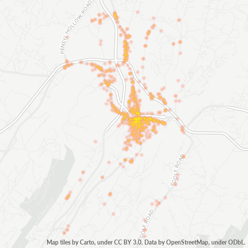 15522 Business Density Heatmap