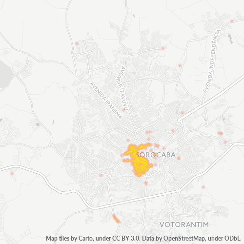 18040-000 Mapa de calor de densidad empresarial