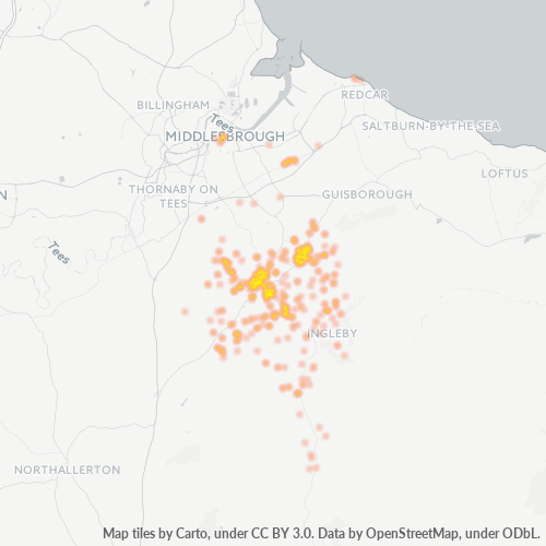 TS9 Business Density Heatmap
