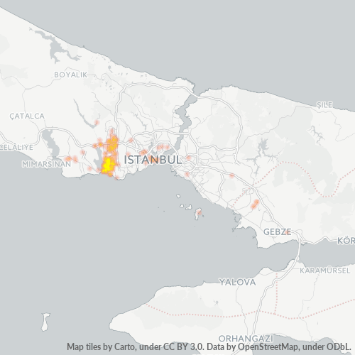 34290 Şirket Yoğunluğu Isı Haritası