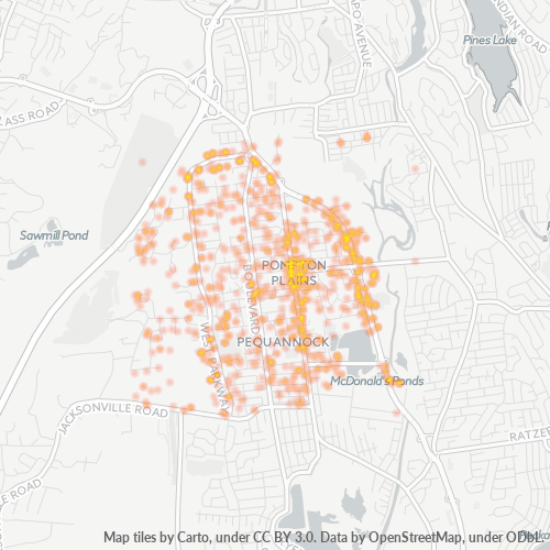 07444 Business Density Heatmap