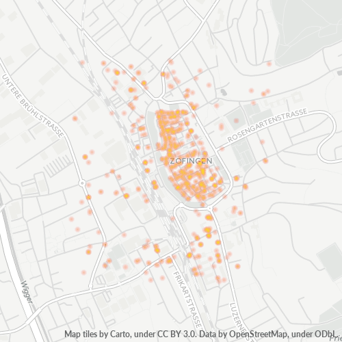 4800 Thermocarte de densité d'activité