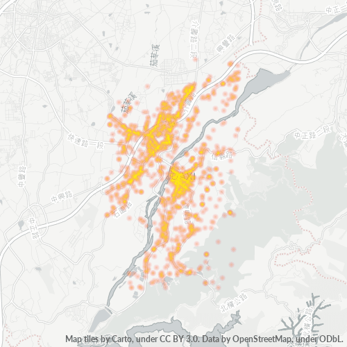 335 商業密度熱圖