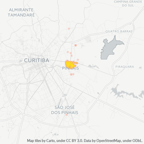 83323-000 Heatmap de Densidade da Empresa