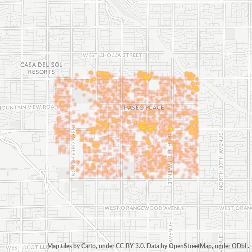 85302 Business Density Heatmap