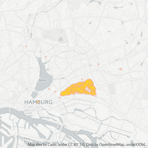 20535 Standortdichte-Heatmap