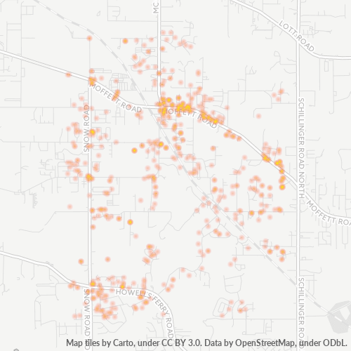 36575 Business Density Heatmap