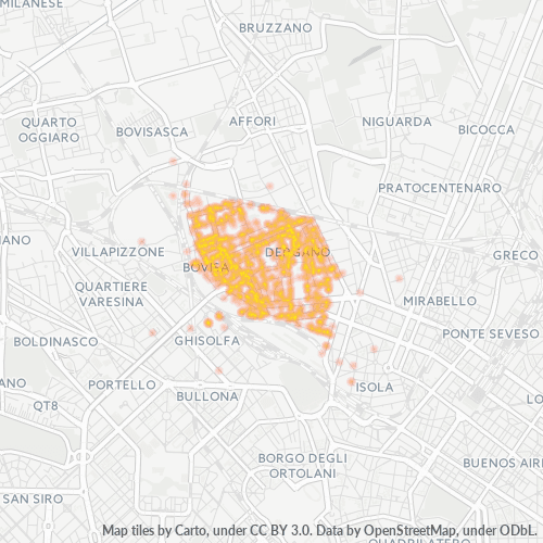 20158 Mapa de densitat de negocis 20158 Mapa de densitat de negocis