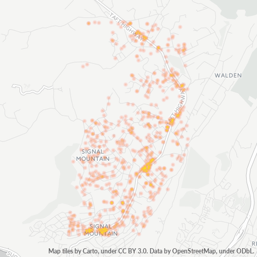37377 Business Density Heatmap
