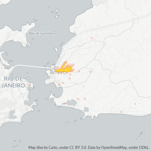 24130-000 Mapa de calor de densidad empresarial